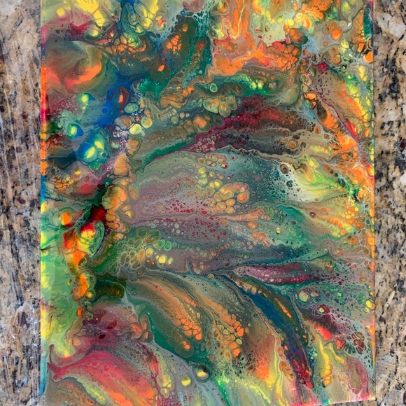 Original abstract acrylic painting on canvas - Picture 1 of 1